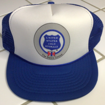 Vintage United States Cold Storage Trucker Hat Adjustable Snapback Mesh Cap - £12.13 GBP