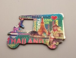 Bangkok Thailand Green/Blue Tour Vehicle Magnet - $150.57 MXN