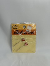 New Vintage 1975 Goody Hair Barrettes Bobby Pin Hearts Red NOS Hair - $28.05