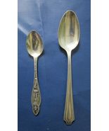Sterling Silver Spoons E J Towle Mfg. Co. Of Seattle / Hawaii Souvenir - €53,55 EUR