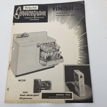 Hotpoint Servicegram March 1953 Deep Fryer EH110 Refrigerator MC20 Dishw... - £14.92 GBP