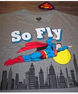 VINTAGE STYLE SUPERMAN Dc Comics SO FLY  T-Shirt XL MENS NEW w/ tag - €17,05 EUR