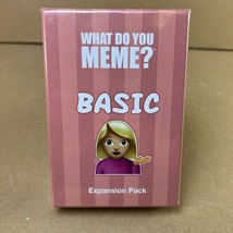 NEW What Do You Meme?  BASIC Expansion Pack Card Game for Meme-Lovers. S... - $13.99