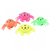 Pack Of 4 Water Beads Squishy Crab Fun Stocking Stuffer Toys For Kids- Assorted  - £12.04 GBP