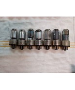 Mixed Lot 7 Tubes 6SK7 GT F M Co Silvertone Tung Sol Sylvania - $940.64 MXN