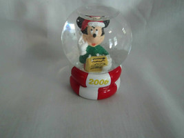 Disney Mickey Mouse Snow Globe JC Penney Exclusive 2 1/2 Inches Tall 2006 - $2.99