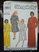 Simplicity 7030 Misses Caftans Pattern - Size S/M/L (10-20) Chest 32.5 to 40 - £10.33 GBP