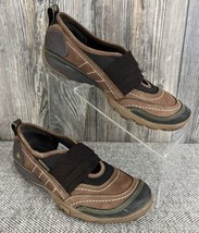 Merrell Womens Sz. 8 Mimosa Band Cocoa Brown Leather Comfort Walking Shoes READ! - £11.86 GBP