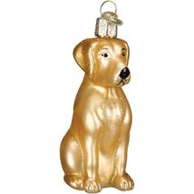 Yellow Labrador Glass Old World Christmas Ornament Lab Decoration 12386 ... - $18.79