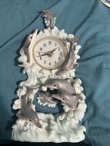 Dolphin Clock Desk - $27.87 CAD