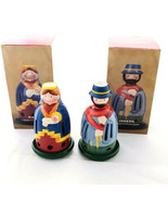 Villeroy Boch Christmas Nativity Candle Holder Lot 2 Joseph &amp; Mary - £45.20 GBP