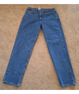 Carhartt Jeans Men 34x34 Blue Denim Relaxed Fit 100% Cotton B17-DST - £19.07 GBP