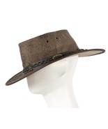 Real Australian Kangaroo Leather Hat. Original Hat-in-a-Bag. Made in Aus... - $89.95