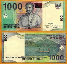 INDONESIA 2011 UNC 1000 Rupiah Banknote Paper Money Bill P-141k - £0.79 GBP