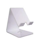 Acrylic Stand Holder for Mobile Phone and Tablet (White) - £18.59 GBP