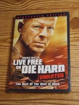 Live Free or Die Hard (DVD, 2007, Widescreen) Factory Sealed - $3.99