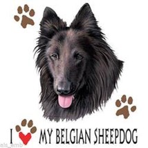 I Love My Belgian Sheepdog Dog HEAT PRESS TRANSFER for T Shirt Sweatshir... - £5.15 GBP