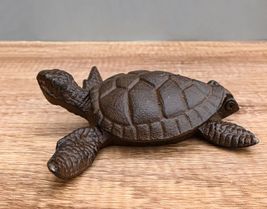 Rustic Cast Iron Sea Turtle Decorative Secret Key Concealer Trinket Box ... - €23,33 EUR