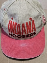 Vintage 1980s Indiana Hoosiers Ball Cap Snap Back NCAA Colleglate Trucker Hat - £14.09 GBP