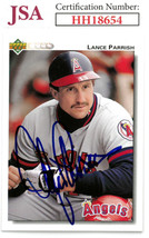 Lance Parrish signed 1992 Upper Deck Baseball On Card Auto #431- JSA #HH18654 (L - £17.24 GBP