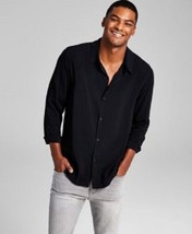And Now This Men&#39;s Long Sleeve Resort Shirt, BLACK, XXL - $24.74