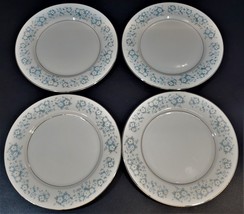 Set of 4 Montgomery Ward Style House Damask 7 1/2&quot; Bread/Salad Plates - £23.18 GBP