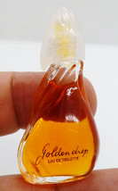 GOLDEN DROP ✿ VTG Mini Eau de Toilette Miniature Perfume (3,5 ml = 0.12fl oz.) - £13.36 GBP