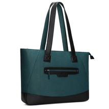 MOSISO Laptop Tote Bag (17-17.3 inch), Lightweight PU &amp; Polyester Women Work Tra - £53.96 GBP