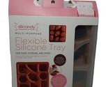Silicandy Flexible Silicone Tray- Freeze, Bake, Soap Candy Chocolate Mol... - $9.70