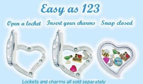 November Heart Floating Locket Charm H3706-11 Item image 9