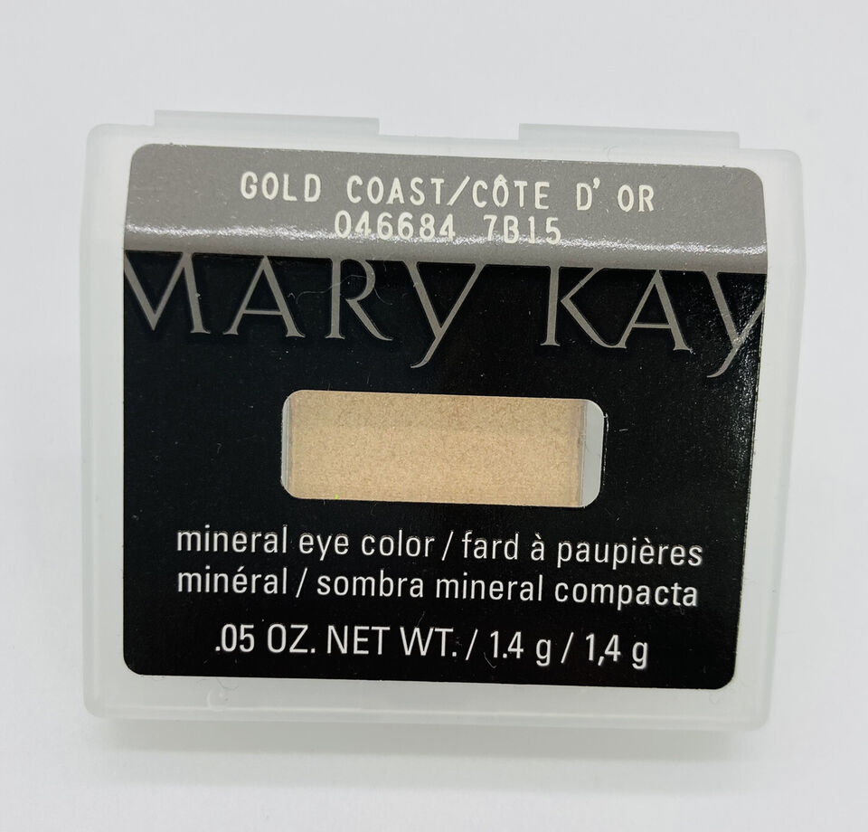 Mary Kay Mineral Eye Color Eyeshadow Gold Coast #046684 Discontinued New - $4.47