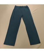 Chico&#39;s Travelers Pants Gray Stretch Pull On Comfort Size 2 REG Large Fl... - $27.08 CAD