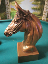 BRASS HORSE FIGURINE HEAD HORSE, DOOR STOPPER HORSE, SADDLE HORSE PICK ONE  - £36.54 GBP+