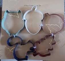 HARVEST  COLLECTION Cookie Cutter Set 5 Pieces new in package - $4.95