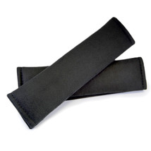 Seat Belt Cover (2-Pack) from Seat Belt Extender Pros (Microfiber, Black) - £6.39 GBP