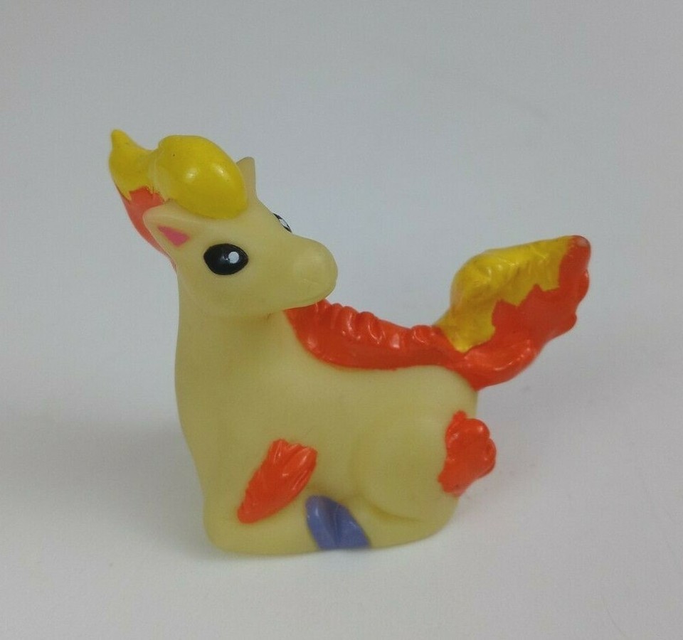 Vintage 1998 Bandai Nintendo Pokemon Ponyta 1.75" Finger Puppet Item image 5