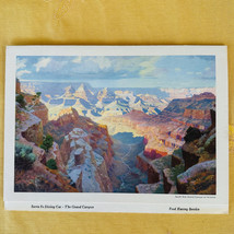 Fred Harvey Santa Fe Railroad Dining Car Dinner Menu Grand Canyon Arizona - £18.16 GBP