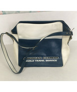 Vintage vinyl american express world travel service carry on bag movie p... - €28,32 EUR