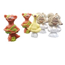 2009 Ice Age Buck and Dinosaur Bobble Head Pencil Toppers Dawn of Dinosaurs 5 PC - £9.90 GBP