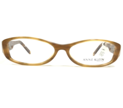 Anne Klein Eyeglasses Frames AKNY 8059 156 Brown Horn Oval Full Rim 52-14-135 - $51.22