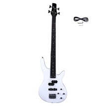 Electric Ib Bass Guitar Rosewood Fingerboard Right Handed With Bag - £105.86 GBP