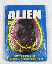 VINTAGE 1979 ALIEN TOPPS MOVIE TRADING CARD SINGLE WAX PACK - £17.69 GBP