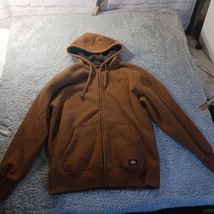 Dickies Sherpa Lined Hoodie Full Zip Thermal Waffle Knit Jacket Gorpcore... - £21.45 GBP