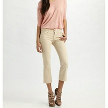 New J Brand Jeans Womens Off White 25 X 24 Gigi Crop USA Japanese Twill ... - £139.55 GBP