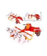 MBricks War Chariot White Horse Roman Knight set LOTR Toys Movie Minifig... - $22.00