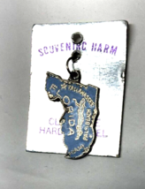 Vintage Enamelled Charm Pendant Of State Of Florida Jewelry - £7.86 GBP