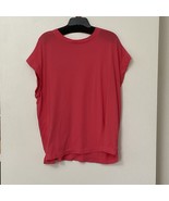 A new day Women&#39;s T shirt Pullover Short-Sleeve Extended shoulder Coral ... - $16.30 CAD