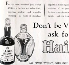 1952 Haig Scotch Whiskey Advertisement Sphere UK Scotland Distillery DWLL6 - $27.36 CAD