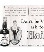 1952 Haig Scotch Whiskey Advertisement Sphere UK Scotland Distillery DWLL6 - €17,09 EUR