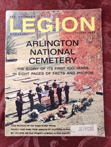 American Legion Magazine January 1965 Arlington Mount Rushmore Titan Missiles - £16.87 GBP